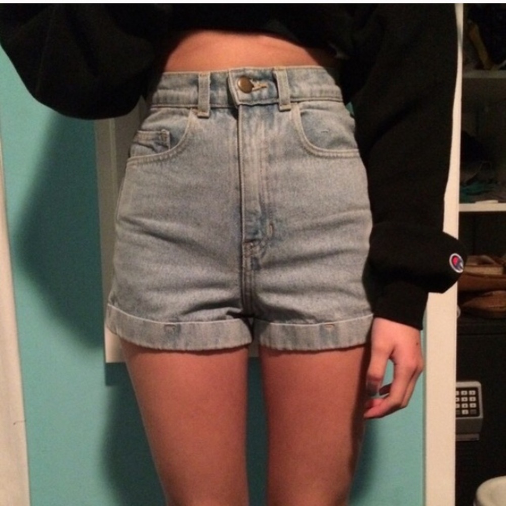 American Apparel Jean Shorts - Picture 2 of 2